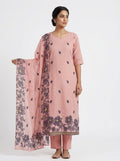 Khadi Cotton Kurti - Pink