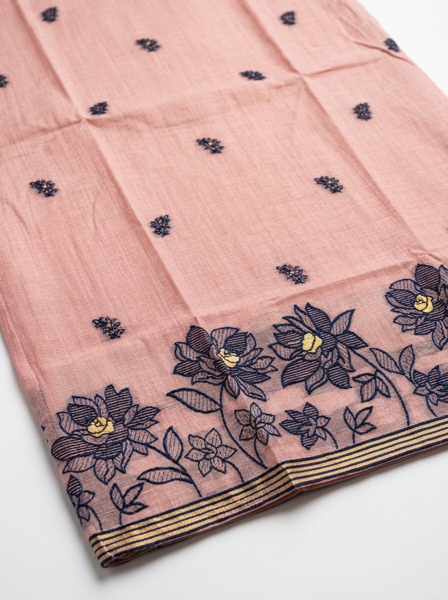 Khadi Cotton Kurti - Pink