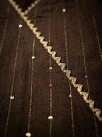 Brown Kurti Set - Chinnon Chocolate